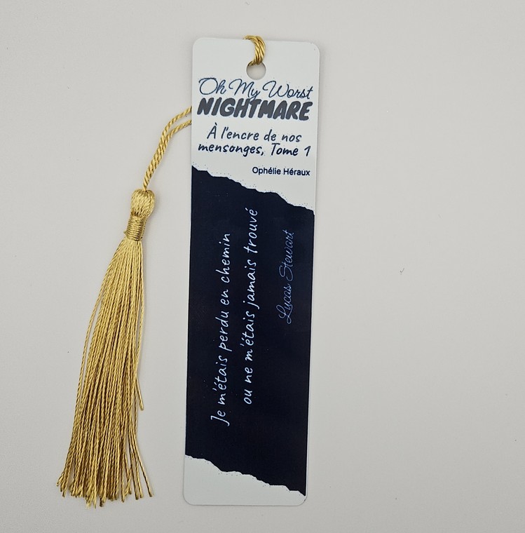 Marque-page en métal "Lucas Stewart"